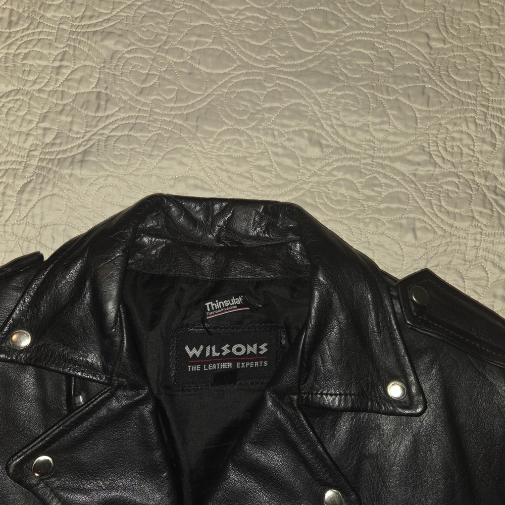 Wilson Black Performance Leather Jacket - image 6